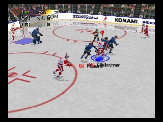 NHL Blades of Steel '99 (USA) In game screenshot